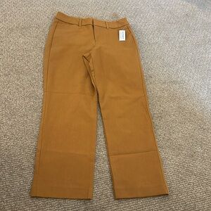 New petite tan tailored pants from old navy